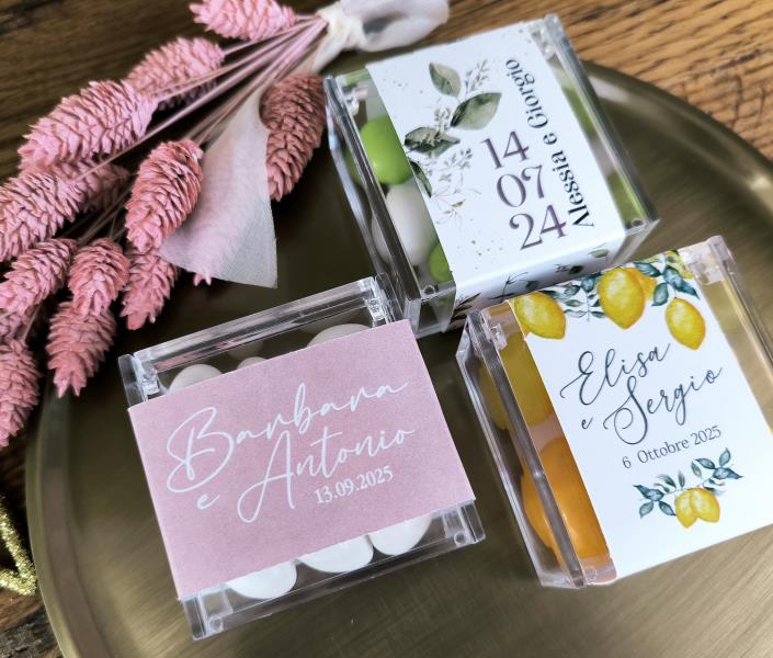 Scatola piatta in plexiglass - Accessori per matrimonio